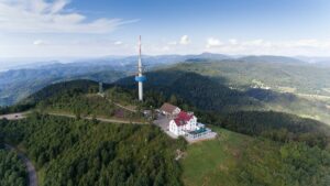 Luftbild: Gipfel des Hochblauen